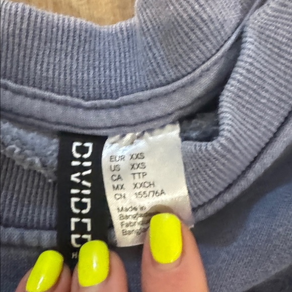 H&M Purple Graphic Sweatshirt Smashing Pumpkins - Picture 3 of 4